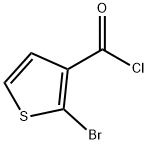 2-Bromothiophene-3-carbonyl chloride Struktur