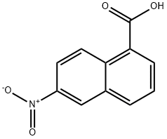 1-NAPHTHALENECARBOXYLIC ACID, 6-NITRO- Struktur