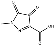 1H-Pyrazole-3-carboxylicacid,4,5-dihydro-1-methyl-4,5-dioxo-(9CI) Struktur