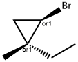 Cyclopropane, 2-bromo-1-ethyl-1-methyl-, trans- (9CI) Struktur