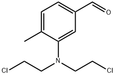 3-(Bis(2-chloroethyl)amino)-4-methylbenzaldehyde Struktur