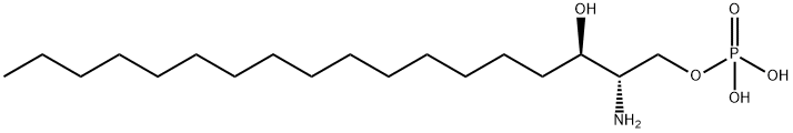 (2-amino-3-hydroxy-octadecoxy)phosphonic acid Struktur