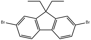 2,7-Dibromo-9,9-diethylfluorene Struktur