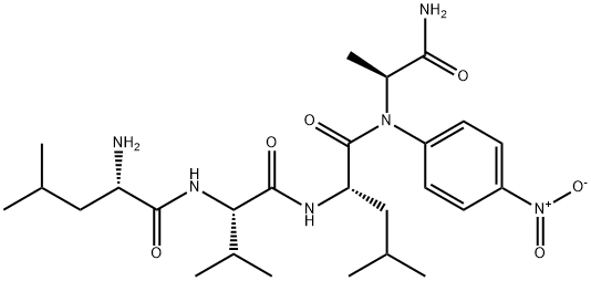 H-LEU-VAL-LEU-ALA-PNA Struktur