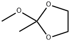 2-Methoxy-2-methyl-1,3-dioxolane Struktur