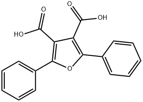 2,5-diphenylfuran-3,4-dicarboxylic acid Struktur