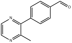 4-(3,6-Dimethylpyrazin-2-yl)benzaldehyde Struktur