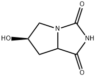 1H-Pyrrolo[1,2-c]imidazole-1,3(2H)-dione,tetrahydro-6-hydroxy-,(6R)-(9CI) Struktur