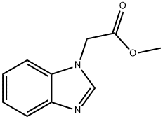 1H-Benzimidazole-1-aceticacid,methylester(9CI) Struktur