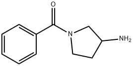 3-Pyrrolidinamine,  1-benzoyl-  (9CI) Struktur