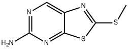 5-Amino-2-(methylthio)thiazolo[5,4-d]pyrimidine Struktur