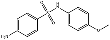 4-AMINO-N-(4-METHOXY-PHENYL)-BENZENESULFONAMIDE Struktur