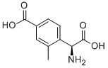 LY-367385;(R)-(+)-ALPHA-AMINO-4-CARBOXY-2-METHYLBENZENEACETIC ACID 結(jié)構(gòu)式