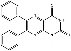 1-Methyl-6,7-diphenyllumazine Struktur