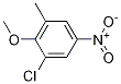 1-chloro-2-Methoxy-3-Methyl-5-nitrobenzene Struktur