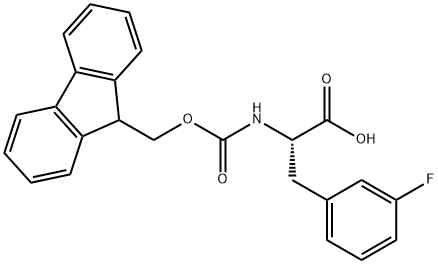 FMOC-L-3-Fluorophe  Struktur