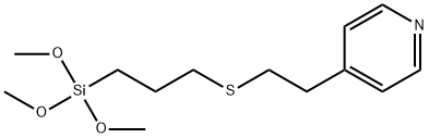 2-(4-PYRIDYLETHYL)THIOPROPYLTRIMETHOXYSILANE Struktur