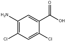 5-AMINO-2,4-DICHLOROBENZOIC ACID Struktur