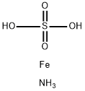 ammonium ferrous sulfate Struktur