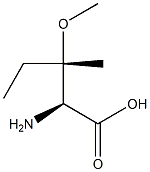 Alloisoleucine,  3-methoxy-,  DL-  (8CI) Struktur