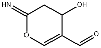 2H-Pyran-5-carboxaldehyde, 3,4-dihydro-4-hydroxy-2-imino- (9CI) Struktur