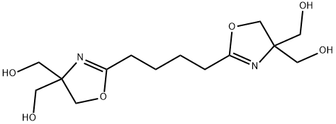 2,2'-(butane-1,4-diyl)bis-2-oxazoline-4,4-dimethanol Struktur