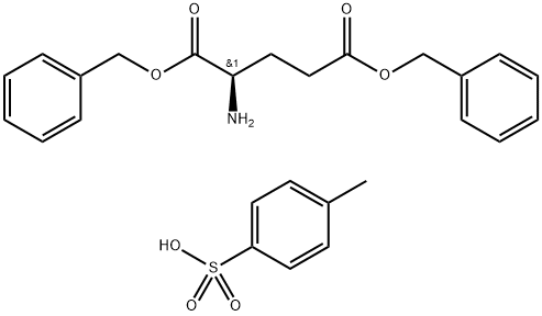 H-D-GLU(OBZL)-OBZL P-TOSYLATE Struktur