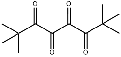 2,2,7,7-tetramethyloctane-3,4,5,6-tetrone Struktur