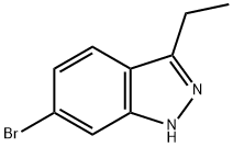 6-BROMO-3-ETHYL-1H-INDAZOLE Struktur