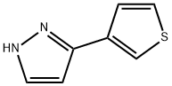 3-(3-thienyl)-1H-pyrazole(SALTDATA: 0.7H2O) Struktur