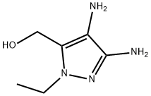 1H-Pyrazole-5-methanol,  3,4-diamino-1-ethyl- Struktur