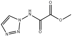 Acetic acid, oxo(1H-1,2,3-triazol-1-ylamino)-, methyl ester (9CI) Struktur