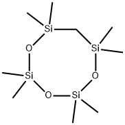 2,2,4,4,6,6,8,8-Octamethyl-1,3,5-trioxa-2,4,6,8-tetrasilacyclooctane Struktur