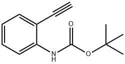 Carbamic acid, (2-ethynylphenyl)-, 1,1-dimethylethyl ester (9CI) Struktur