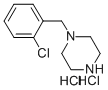 1-(2-CHLORO-BENZYL)-PIPERAZINE DIHYDROCHLORIDE Struktur