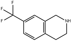 7-(Trifluoromethyl)-1,2,3,4-tetrahydroisoquinoline Struktur