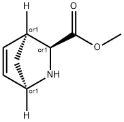 2-Azabicyclo[2.2.1]hept-5-ene-3-carboxylicacid,methylester,endo-(9CI) Struktur