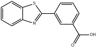 3-(Benzothiazol-2-yl)benzoic acid Struktur