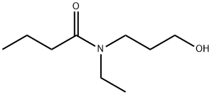 Butanamide,  N-ethyl-N-(3-hydroxypropyl)- Struktur