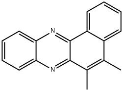 5,6-dimethylbenz(a)phenazine Struktur