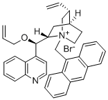 O-Allyl-N-(9-anthracenylmethyl)cinchonidinium bromide Struktur