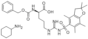 Z-D-ARG(PBF)-OH CHA Struktur