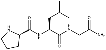 H-PRO-LEU-GLY-NH2 Struktur