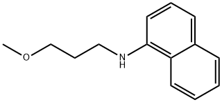 N-(3-methoxypropyl)naphthalen-1-amine Struktur