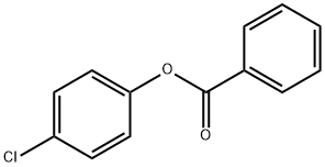 4-CHLOROPHENYL BENZOATE Struktur