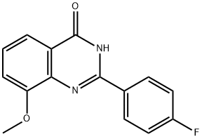 4(1H)-Quinazolinone,  2-(4-fluorophenyl)-8-methoxy-  (9CI) Struktur