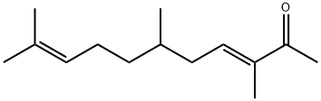 (E)-3,6,10-Trimethyl-3,9-undecadien-2-one Struktur