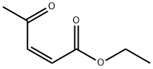 2-Pentenoic acid, 4-oxo-, ethyl ester, (2Z)- (9CI) Struktur