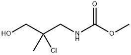 Carbamic  acid,  (2-chloro-3-hydroxy-2-methylpropyl)-,  methyl  ester  (9CI) Struktur