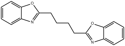 2,2'-(1,4-Butanediyl)bis-1,3-benzoxazole Struktur